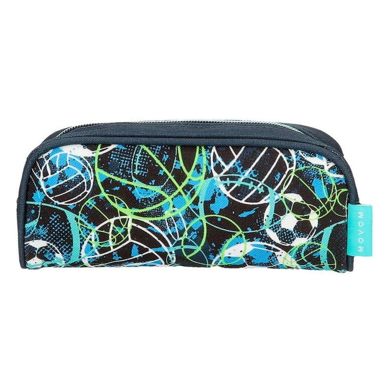 Movom Balls Case Blue 18x7x5cm Polyester, Blue, Case
