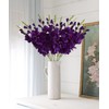 IPOPU 10 PCS Gladiolus Artificial Flowers 30.3 in Gladiolus Flowers