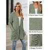Famulily Ladies V Neck Cardigans Long Sleeve Open Front Swearter