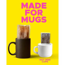 No-FAFF Big Coffee Bags | 15x15g - No Weak Cups - Made for Mugs | Coffee Tea Bags | Strong Enough For Any Adventure