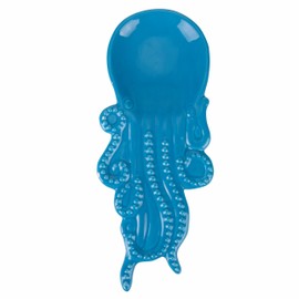 Villa d'Este Home Tivoli Shades of Ocean Octopus Ceramic Cooking Spoon Rest Sky Blue