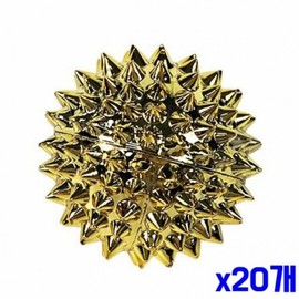 Portable Golden Magnetic Acupressure Tool 20 Pieces