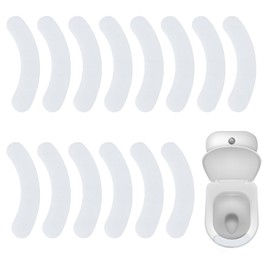 DELORIGIN 14pcs Toilet Splash Guard Self Adhesive Pee Guard Pad Toilet Seats Cover Pad Toilet Mats Toilet Keep Clean Guard Potty Training Mat for Men Washroom Lavatory Restroom Hotel Public Toilet