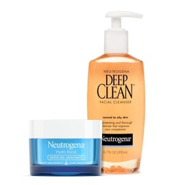 NEUTROGENA Hidratante Facial Hydro Boost Water gel 50 g  Gel Limpiador Facial Deep Clean cido Saliclico 200 ml                                        