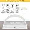 Lightess Plug in Wall Sconces 12W Modern LED Wall Light