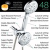 Hotel Spa Notilus Surround-Shower(TM) High-Pressure 48-setting Luxury 3-way Shower Head/Handheld