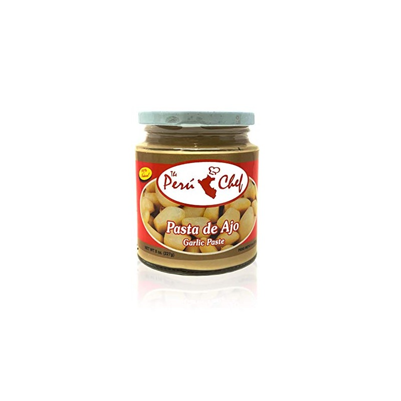 The Peru Chef. PASTA DE AJO, GARLIC PASTE.100% Natural, 8