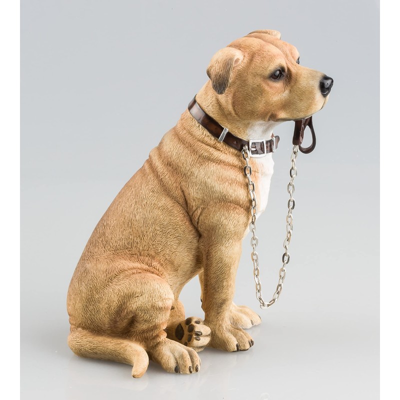 The Leonardo Collection Staffordshire Bull Terrier Dog Ornament Walkies Range