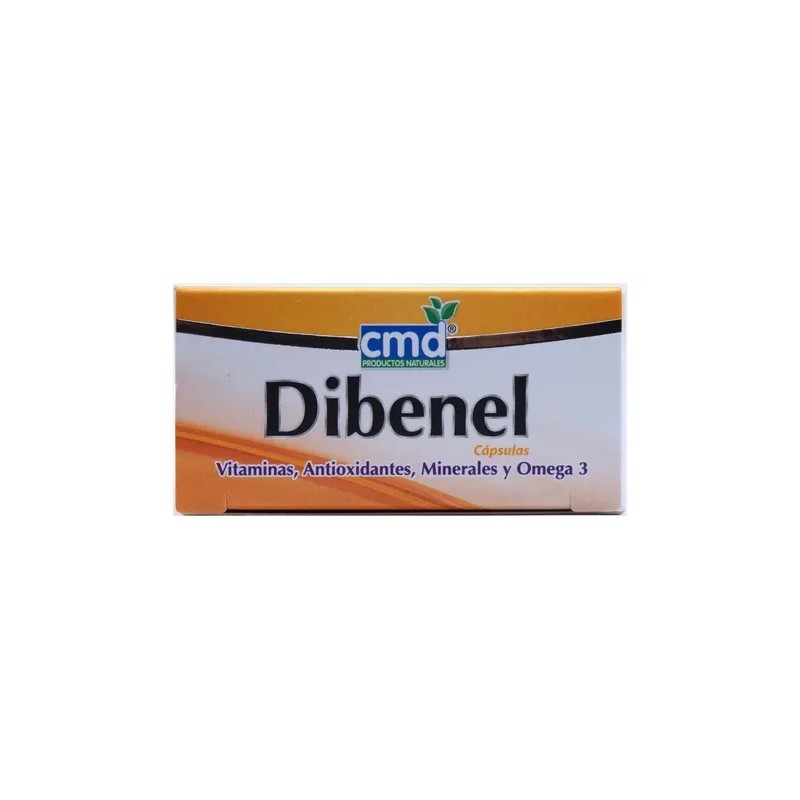 Dibenel Vitaminas minerales antioxidantes omega 3 30 capsulas CMD
