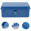Gadpiparty Lockable Iron Tool Box Iron Sheet Carrying Case Household