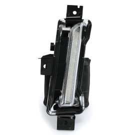 HECASA Fog Lamps Compatible with 2016-2022 Chevy Camaro ZL1 Clear Lens+Black Housing DRL Daytime Running Light Replacement for GM2563109 No Turn Signal Function (Right)