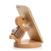Creative Mobile Phone Toma Back With Coin Beech Wood Lazy