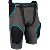Champro Tri-Flex 5-Pad Integrated Girdle, Adult 2X-Large, Grey, Black Pads