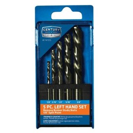5 Pc. Left Hand Drill Bit Set