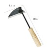 AHUIJ Nejiri Kama Hoe Japanese Hand Weeder Tool Garden Weeding