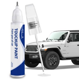 Bright White(PW7/GW7) Touch Up Paint for JEEP-Exact Match–Chips and Nicks Car Paint Scratch Repair Kit Automotive Paint Pen for Wrangler-JK/Commander/Compass/Grand-Cherokee/Liberty/Patriot/Renegade