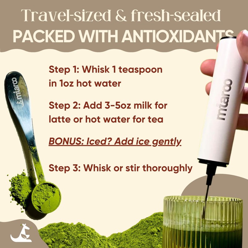 Organic Low-Calorie Matcha Latte - Coconut