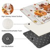 4pcs Farmhouse Pumpkin Fall Bathroom Decor Shower Curtain Set 72