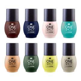 ONE SHOT LACCOVER - Gel Polish Semipermanente Para Uñas SPIRIT COLLECTION, 8 Tonos Distintos de 12 fl. Oz.  14 mL. cu.                                