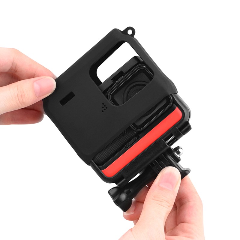 Portable Silicone Protective Case with Lens Cover Frame ShockProof for