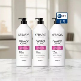 Kerastase 케라시스 데미지 클리닉 샴푸 980ml x 3개 Kerasis Damage Clinic Shampoo 980ml x 3