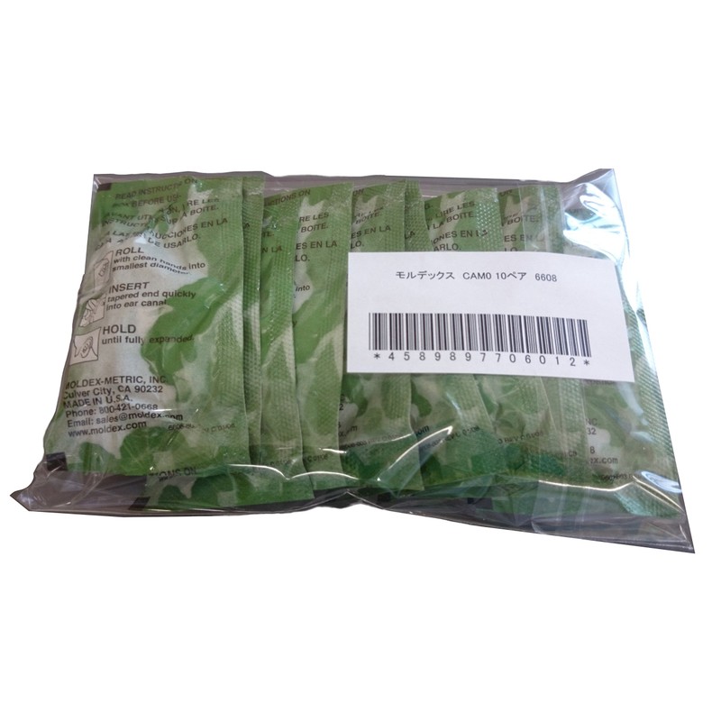 MOLDEX 6608 CamoPlugs 10 Pairs