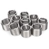 10pcs SUS304 Stainless Steel Female Thread Inserts Self Tapping M16x2x1.5D