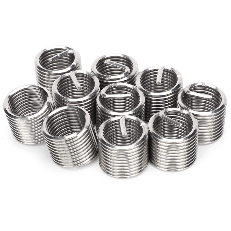 10pcs SUS304 Stainless Steel Female Thread Inserts Self Tapping M16x2x1.5D