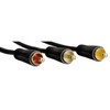 Hama 1.5m Gold Plated Audio/Video Cable with 3 RCA to