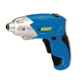 Kinzo Cordless Screwdriver - Electric Screwdriver - with Bit Set - 54 Bits - Including Slotted, Torx, Phillips, Pozidriv and Hexagon Socket