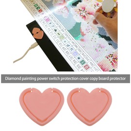 Light Switch Protector Cover for Light Switch Diamond Painting Light Pad Switch Cover Anti-Touch Cover for A2 A3 B4 A4 B5 Light Box (Pink and Blue)