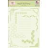 Fairytale Creations Elegant Journaling Stencil, 8.5" L x 11" H