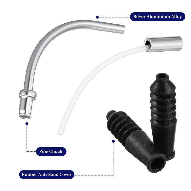 TIESOME Bike V Brake Noodle Cable Guide Pipe Set, with