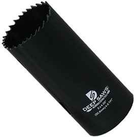 Deep Saws 4" Deep 4-6 TPI Hole Saw for Steel, Stainless Steel, Aluminum, Wood, Plastic, Fabrication, and Construction (2")