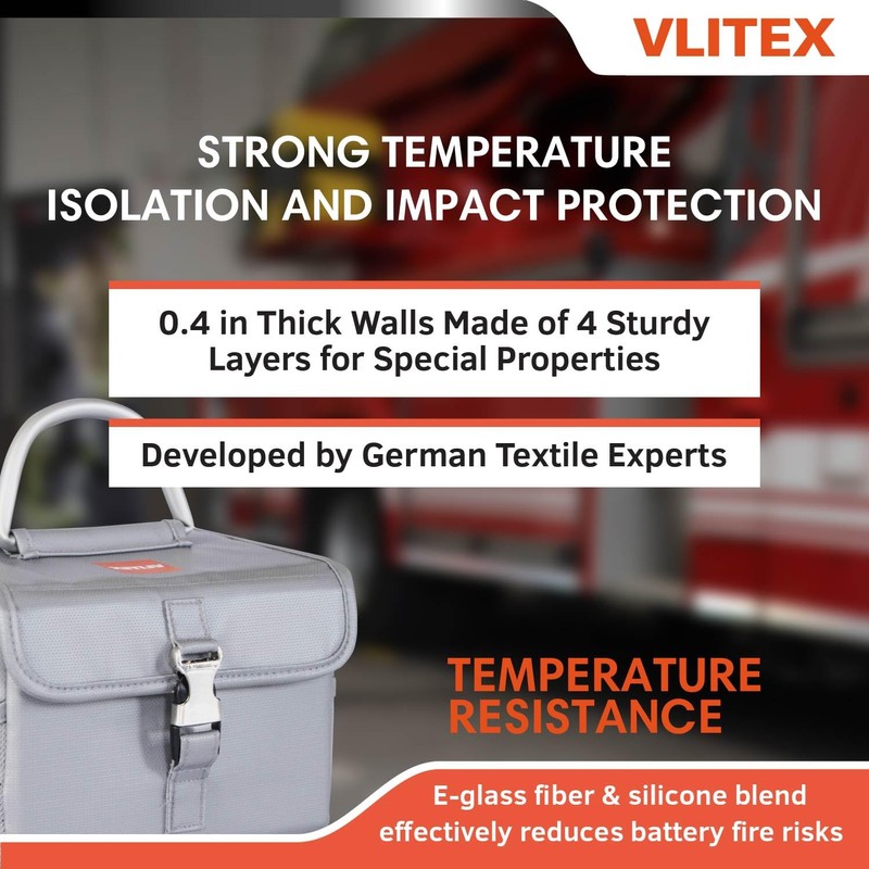 VLITEX Lithium Battery Storage Box L (Large) | Engineered in