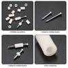 Pack of 320 Round Spacers, Nylon Washers, Plastic Spacer Sleeves,