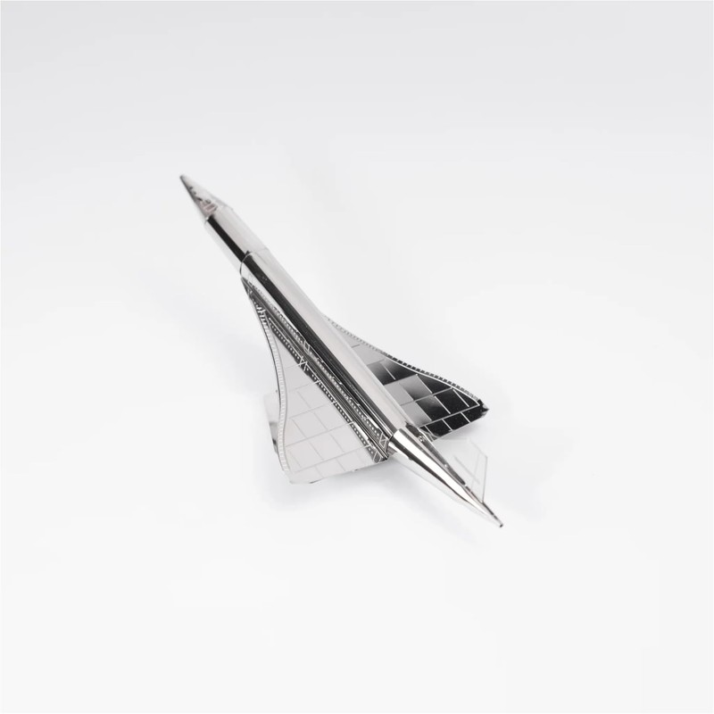 Metal-Time Supersonic Legend Metal Concord Model Cargo Aircraft Assemble Model