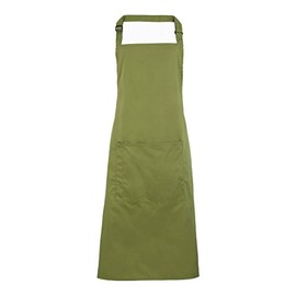 Long 'Colours' Bib Apron with Pocket - 72 x 86 cm