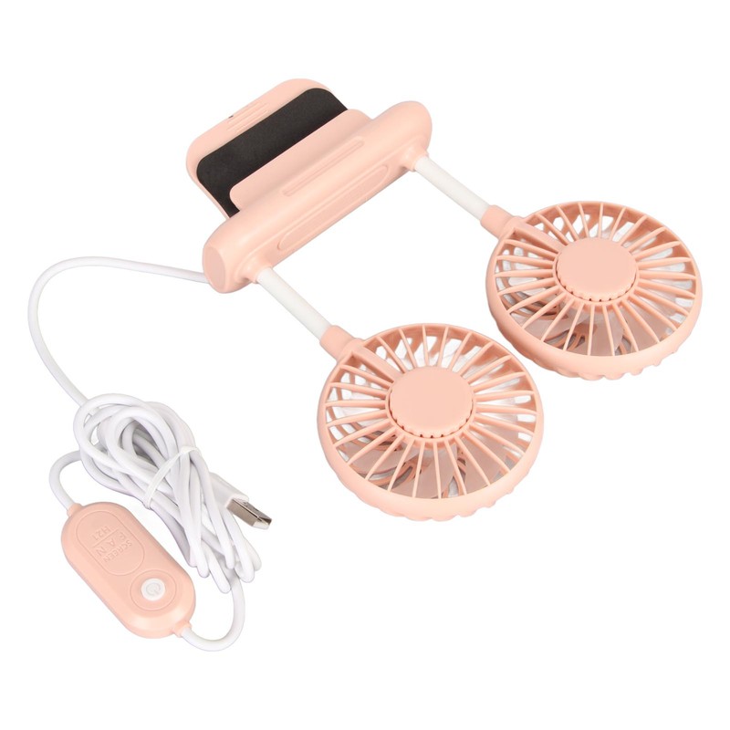 Monitor Fan 2 Heads 3 Speed Modes 6.6ft USB Cable