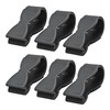 esahpss 6 Pcs Kitchen Towel Clamps, Hand Towel Clamps, Gray