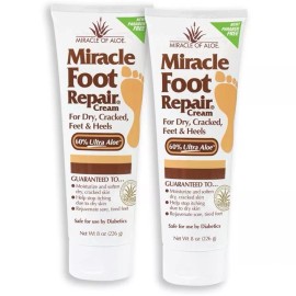 Miracle Foot Repair Cream, 8 oz PACK of 2!!