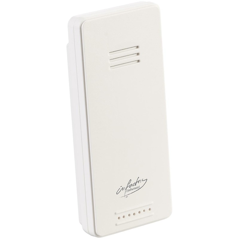 infactory Digital Barometer: Set of 2 Weather Station with Outdoor