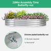 Gartist Gartist 6x3x1ft Thickening Galvanized Raised Garden Bed, Planter Box