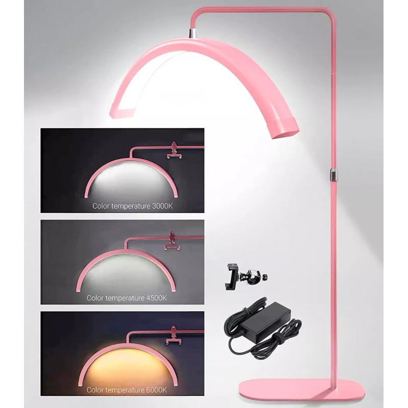 LAMPARA Lámpara Media Luna Para Extensiones De Pestañas Microblading