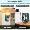 Qualirey Solar Sound and Light Alarm Motion Sensor 129db Outdoor