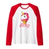 Adley Merch Unicorn Design Raglan Baseball Tee