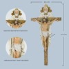 Grace4Joy Holy Trinity Wall Cross, 12.5 Inches Holy Trinity Crucifix