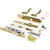 Larson Certified Storm Door Revere Mortise Brass Handle Set, Storm