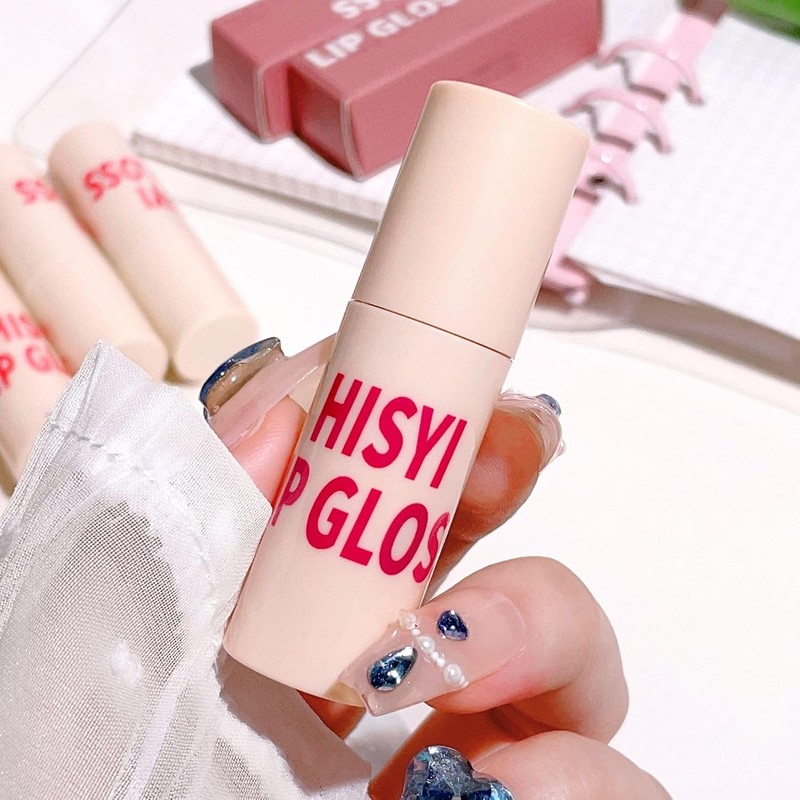 Labial Líquido Brillante No Pegajoso - 6 Tonos Hidratantes, Tinte