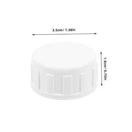 BESPORTBLE 20 Pack PVC Pipe End Cap Plug Leakproof Sprinkler Cap for Irrigation Garden Hose Adapter Threaded Pipe Stopper Easy Install for Irrigation Systems